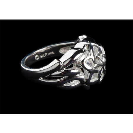 Lord of the Rings Nenya - The Ring of Galadriel (Sterling Silver) Size 6.75